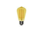 LED ST64 E27 4-40W 2200K filament gold dimbaar foto
