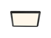 LED Plafonniere Oja 29 vierkant zwart 14,5W 3000K/ 4000K 29cm foto