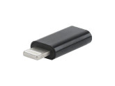 USB-C naar lightning adapter zwart foto