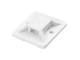 Plakzadel Kabelbinder 30x30mm Wit 50 Stuks foto