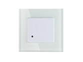 Radar bewegingssensor inbouw wand wit/glas design foto