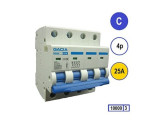 Installatieautomaat 25A C kar 4p GACIA foto