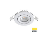 LED inbouwspot 5W 2700K 62mm 60gr rond verstelbaar wit foto
