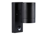 Wandlamp Tin Maxi GU10 zwart IP54 + sensor foto