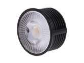 LED module inbouw 50mm zwart 5W 2700K 38gr dimbaar foto