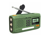 Radio AM/FM op zonne energie v2 + zaklamp + powerbank foto