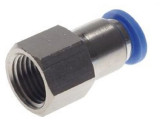 PERSLUCHT BUSSTUK 4X2 MM X 1/4" INWENDIG KUNSTSTOF KLEM foto