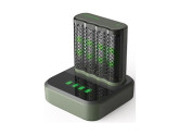 GP Batterijlader USB 2H met 4x2600mA AA batterij + Dock foto