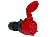 CEE 5P/32A/400V contra rood foto