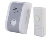Draadloze deurbel set 80m wit foto