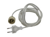 Lamphouder GU10 met snoer 2m foto