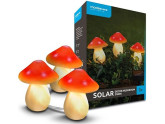 LED Solar deco set 3x paddenstoel 2m snoer foto