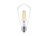 Philips LED ST64 E27 7-60W 2700K filament helder blister foto
