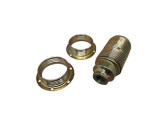 Lamphouder E14 messing met 2x ring foto