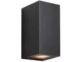 Wandlamp Canto Maxi2 vierkant 2x GU10 zwart IP44 foto