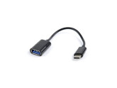 USB 2.0 adapterkabel 0.2m - USB-C male naar contra USB foto