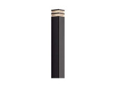 Paallamp Elm E27 zwart IP44 80cm foto
