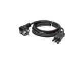 GST18&copy; compatible netsnoer 3x1,5qmm 3m 70&deg; foto