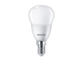Philips LED kogel E14 5-40W 2700K mat foto
