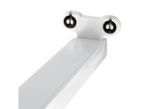 Montagebalk 2x 120cm voor LED Tube LEEG foto