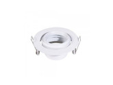 Inbouwspot verstelbaar 50mm rond wit foto