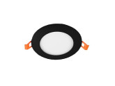 LED panel downlight 9W 4000K incl. driver zwart foto