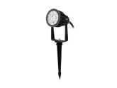 RGB-CCT LED tuinspot IP65 6W rond zwart IP66 foto