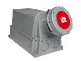CEE 5P/63A/400V opbouw wcd rood IP-67 foto