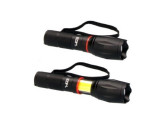 EDM LED zaklamp uitschuifbaar 5W +3W aluminium 3xAAA foto