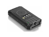 Powerbank 20.000mA zwart + led indicatie + Qi + solar en zaklamp foto