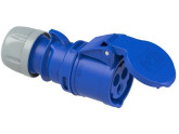 CEE 3P/16A/230V contra blauw foto
