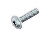 Laagbolkopbout met torx en flens ISO 7380-2 M8x40 T40 10.9 Verzinkt foto
