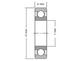 NTN Kogellager 607 (7x19x6mm) foto