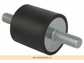 Trilrubber Type A 15x12mm M4x10 foto