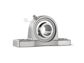 IBB Lagerblok Staand UCP218 RVS (90mm) foto