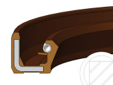 Dichtomatik Oliekeerring 140x170x15mm BA Viton foto