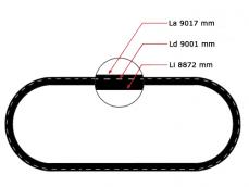 Optibelt V-Snaar 8V3550 foto