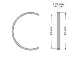 SKF Borgring MB5 (25x42x1.25mm) foto