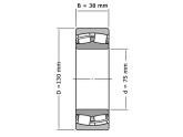 FAG Tweerijige Tonlager WS22215 E1 XL 2RSR (75x130x38mm) foto