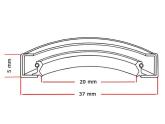 Oliekeerring 20x37x5mm BASL NBR 70 foto