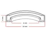 Oliekeerring 6x19x6mm BASL NBR 70 foto