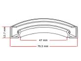 Oliekeerring 47x79.5x12.7mm BASL NBR 70 foto