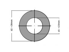 Sluitring DIN 125A M22 Verzinkt (50 stuks) foto