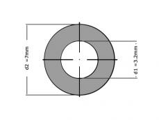 Sluitring DIN 125A M3 Verzinkt (500 stuks) foto