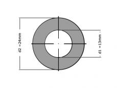 Sluitring DIN 125A M12 Verzinkt (200 stuks) foto