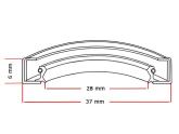 Oliekeerring 28x37x6mm BASL Siliconen foto