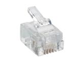 Modulaire plug 6p/4c RJ11 PER STUK foto