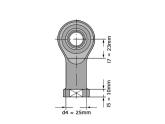 INA Stangkop GIKRB18 PC (18x47x23mm) foto