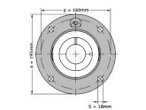INA Lagerblok Rond RME60 N (60mm) foto