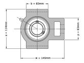 SKF Lagerblok Span UCT208 H (40mm) foto